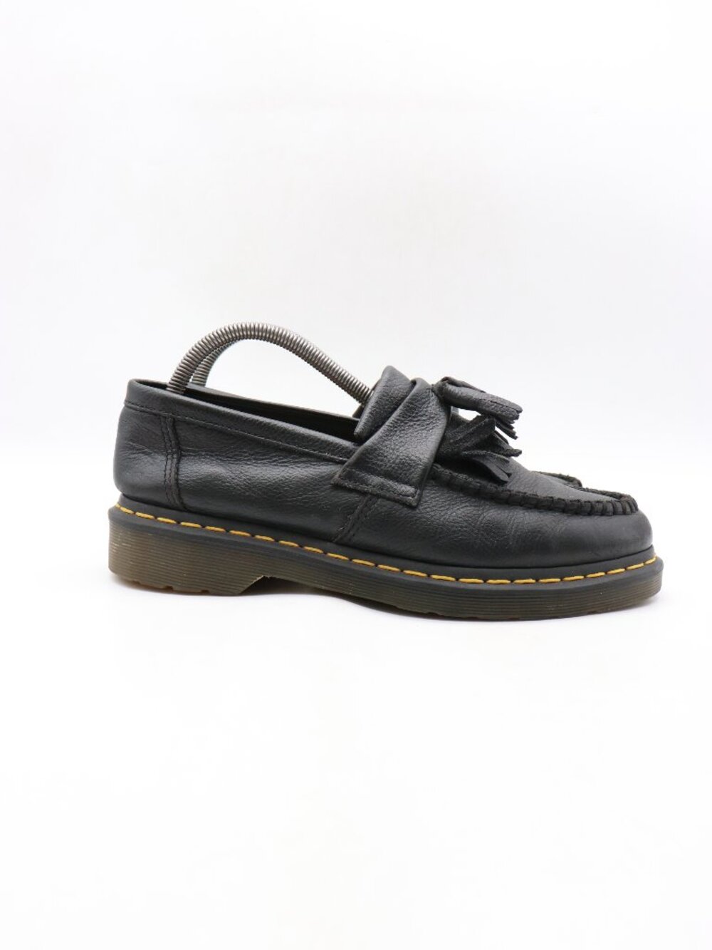 Doc Dr Martens Adrian Women's Size 9 Black Leather Tassel Loafers Slip On